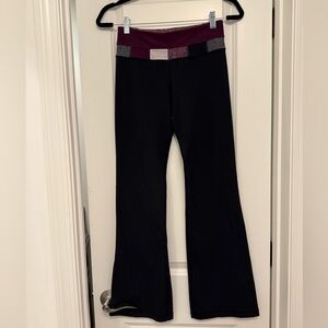 Lululemon Athletica Purple Color Blocked Yoga Pants, Size 4